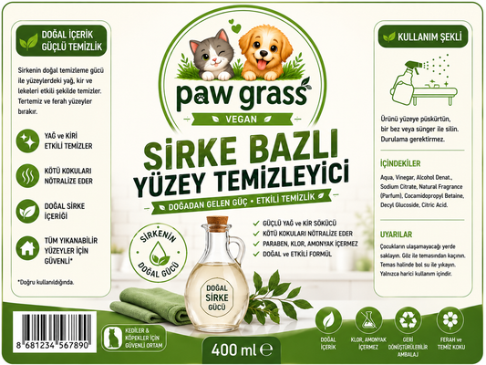 Sirke Bazlı Yüzey Temizleyici
